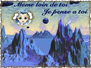 Gif animé loin de toi je pense à toi 